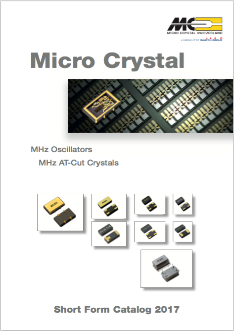 Каталог по высокочастотным кварцам и генераторам Micro Crystal